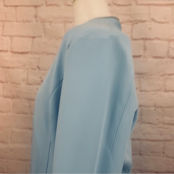 Mark Zunino womens blue blazer jacket career zipper size 12 - Picture 5 of 9